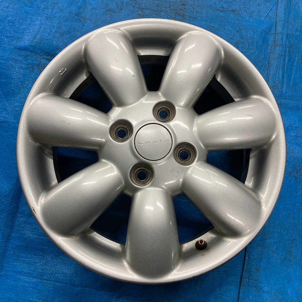 スズキ ラパン 純正アルミホイール 14×4.5J +45 14インチ 1本のみ [T