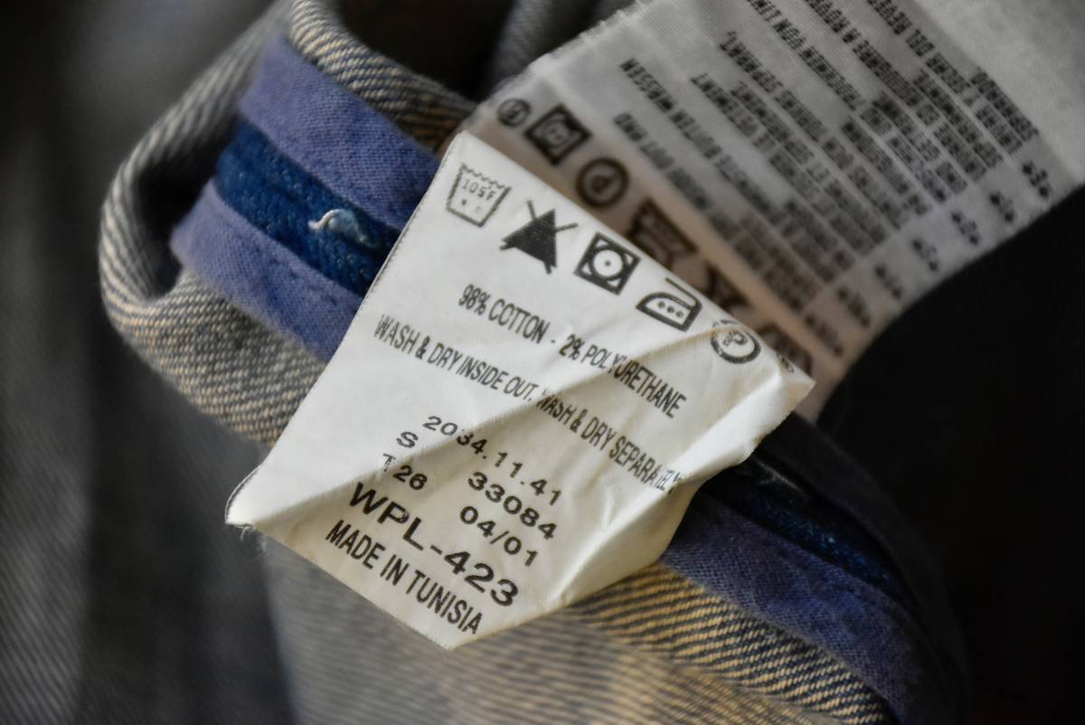【Levi's RED】1stデニムジャケット　マルジェラ　ヴィンテージ　希少S 希少 レア 初期 01 LEVI'S RED リーバイスレッド デニムジャケット