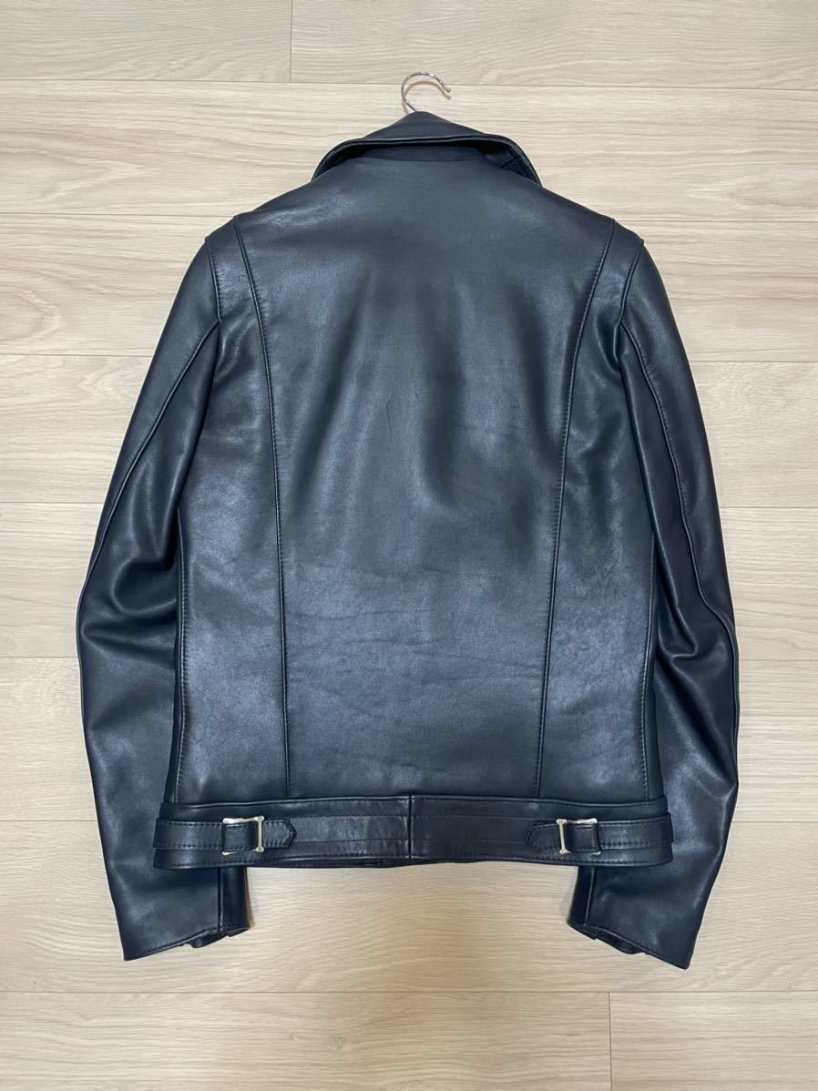 美品】ルイスレザー サイクロンタイトフィット 36 ネイビー 441T Lewis