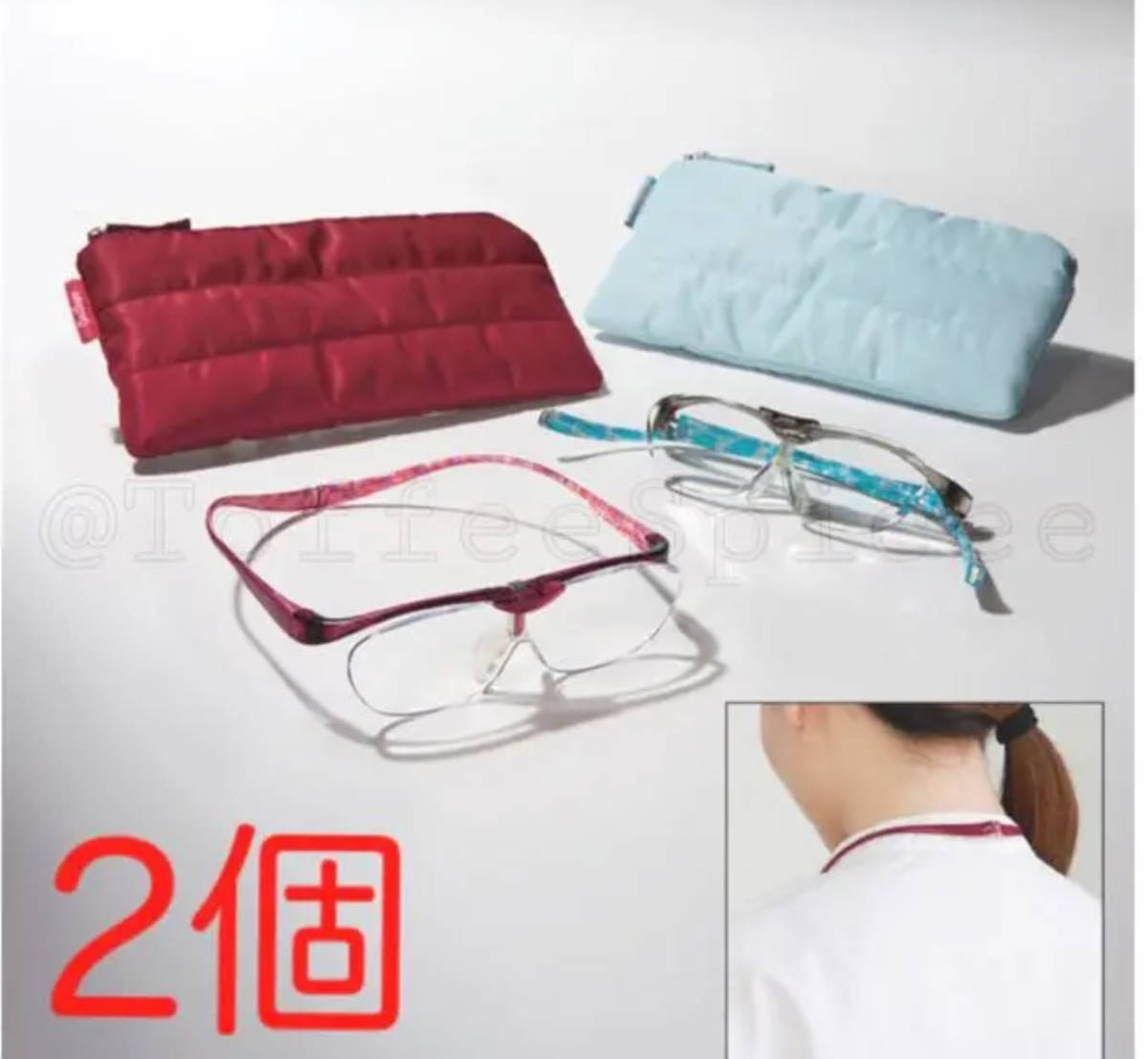 【人気セール，SALE】 跳ね上げ式拡大鏡 アイルーペ マグネット首掛けタイプ2個セット(その他拡大鏡)｜売買されたオークション情報、yahooの商品情報をアーカイブ公開 - オークファン その他拡大鏡