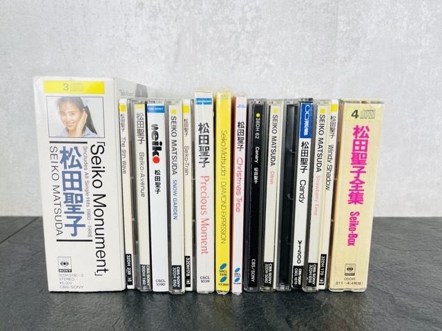松田聖子 CD CD-BOX 大量 まとめて Seiko Monument 全集 シングル