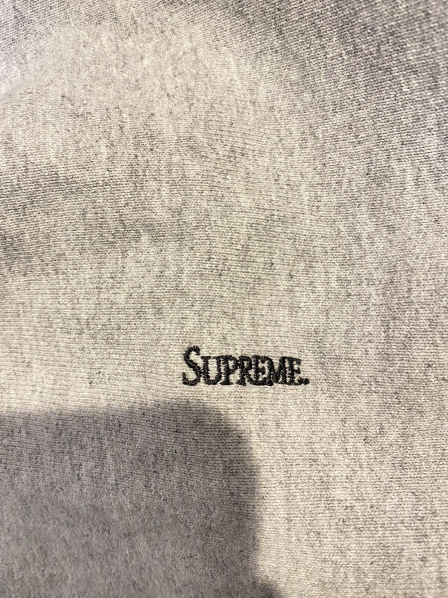 ☆激レア☆Supreme Micro Logo Hooded Sweatshirt マイクロロゴ 刺繍  