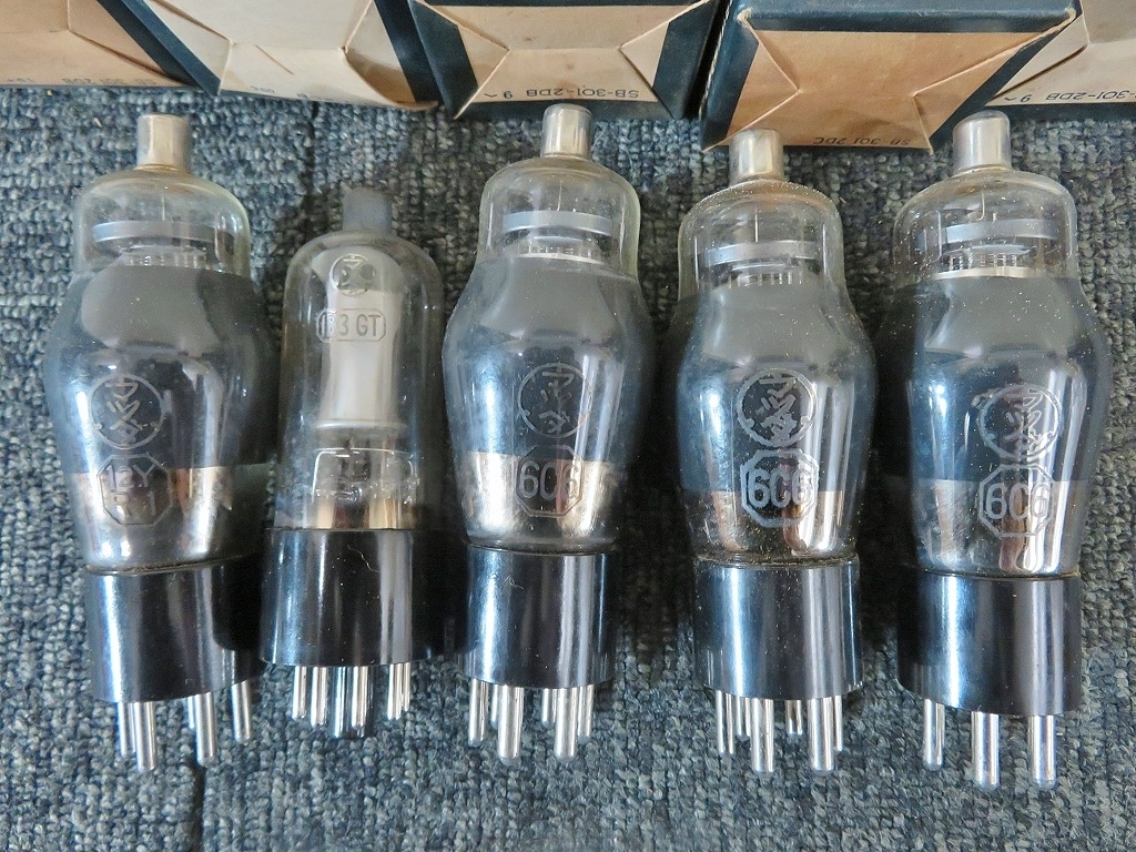 Yahoo!オークション 真空管 H2694 NEC真空管 6AS7-G KX-142 6B-R22 3個