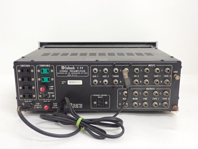 限定SALE，お買い得 Mcintosh プリアンプ/コントロールアンプ C29 120V仕様 マッキントッシュ ◆ 644F1-7