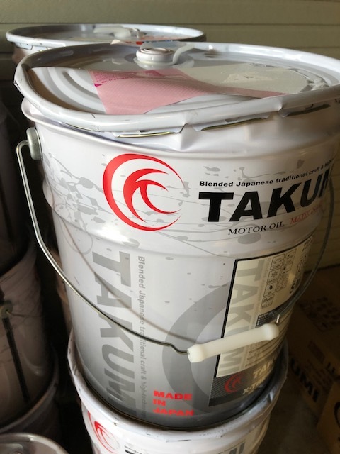 【訳アリ】TAKUMIモーターオイル HIGH QUALITY【10W-40】エンジンオイル/ スポーツカー・乗用車・省燃費車 化学合成油(HIVI BASE)20L