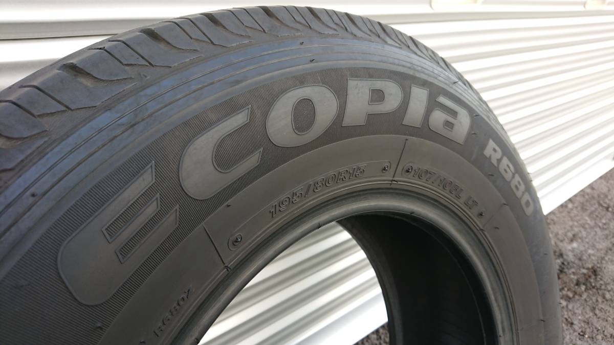 ☆ブリヂストン エコピア☆BRIDGESTONE ECOPIA R680 195-80R15 107 