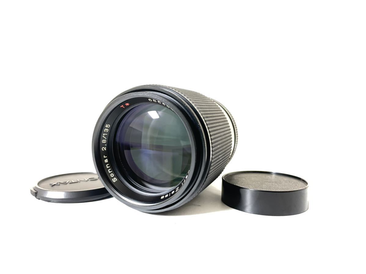 カビ、キズなし！★特上★Contax コンタックス Carl Zeiss Sonnar 135mm F2.8 T* MMJ★完動品★