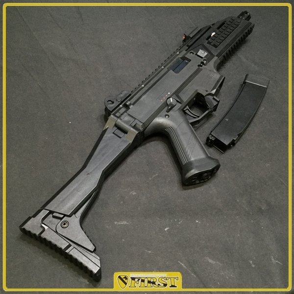 7686】ASG製 CZ EVO3A1 SCORPION 電動ガン サブマシンガン スコーピオン 取説・箱なし