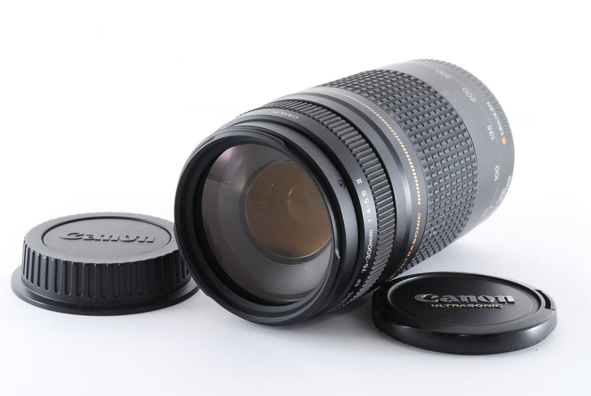 ☆極上美観☆CANON キャノン EF 75-300mm F4-5.6 Ⅱ #73711 ☆極上品