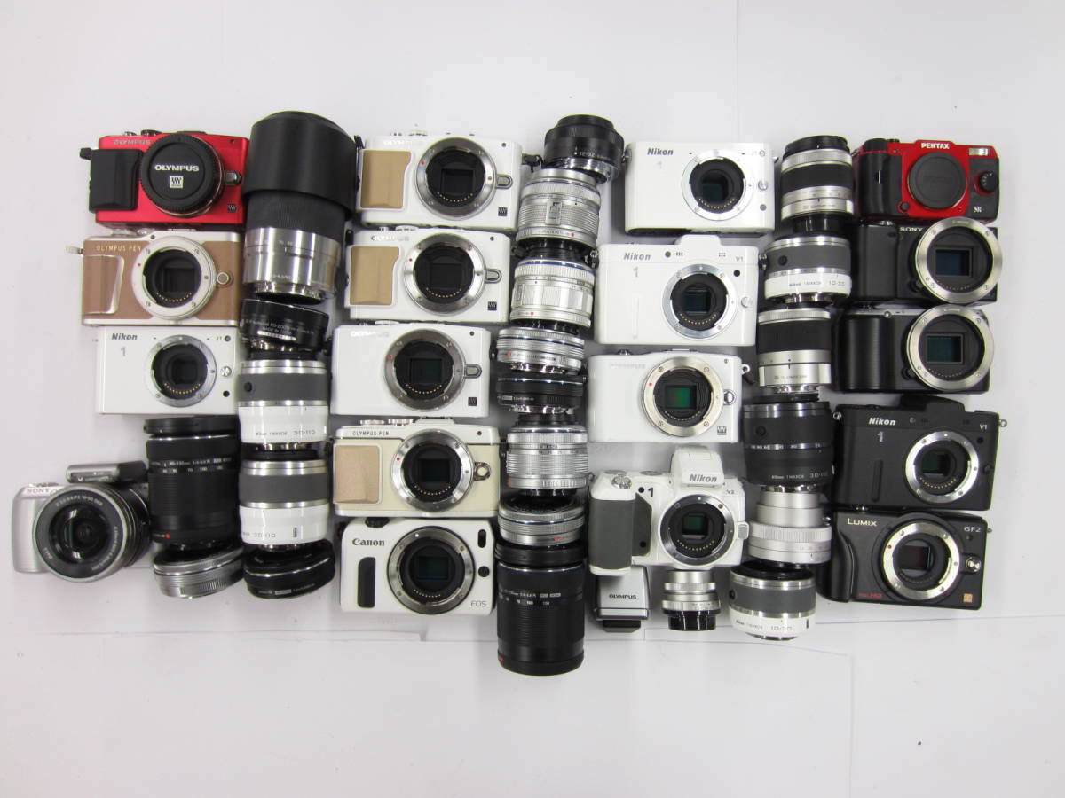 Nikon 1 J1 一眼カメラ ホワイト 付属品セット ジャンク品｜Yahoo 0120