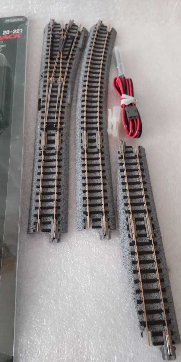 KATO カトー ユニトラック 20-220 20-221 電動ポイント4番 4本セット (左