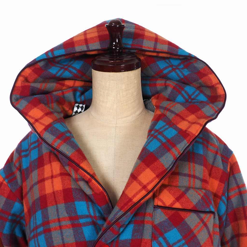 未使用タグ付き FACETASM ファセッタズム 17AW チェック柄 ウール  