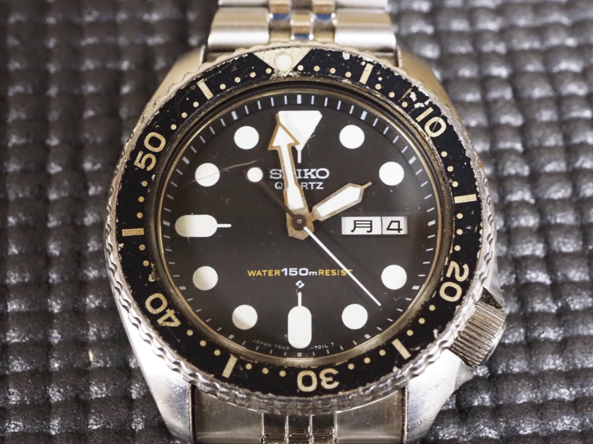 電池交換済 SEIKO セイコー ダイバー 7548-7000 SEIKO - OH