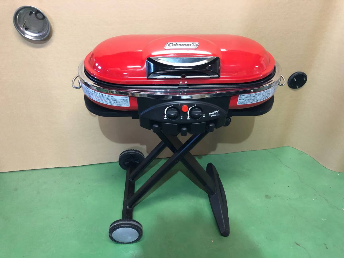 あ//QA1613Coleman コールマン　ロードトリップ　BBQコンロ　グリル　LXE-J ガスバーベキューグリル　キャンプ　アウトドア　動作品