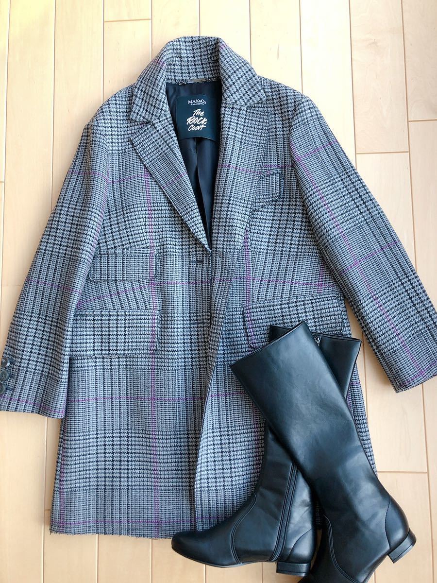 極美品】高級 Max&Co. マックスアンドコー チェスターコート IT42  