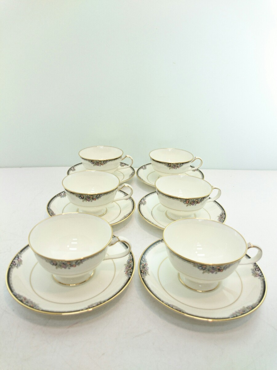 ノリタケ Noritake 6客セット je67■未使用品◆Noritake◆カップ＆ソーサー6客組◆N59817&frasl;4498◆金彩◆箱付き◆ノリタケ◆ティーカップ◆コーヒーカップ NORITAKE 6客セットの通販 Noritake◆カップ&ソーサー/6客セット/N59817/4498/フィルハーモニック/洋食器