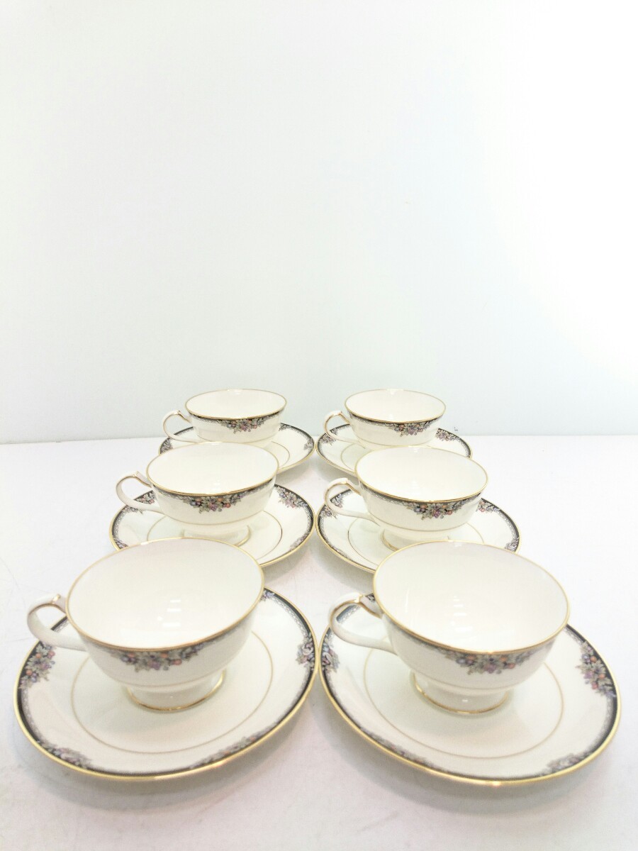 ノリタケ Noritake 6客セット je67■未使用品◆Noritake◆カップ＆ソーサー6客組◆N59817&frasl;4498◆金彩◆箱付き◆ノリタケ◆ティーカップ◆コーヒーカップ NORITAKE 6客セットの通販 Noritake◆カップ&ソーサー/6客セット/N59817/4498/フィルハーモニック/洋食器