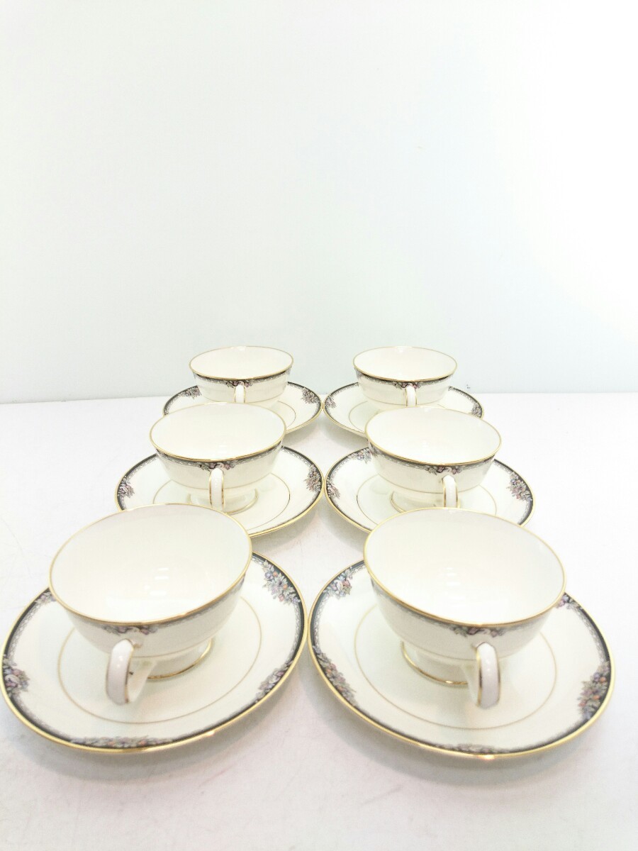 ノリタケ Noritake 6客セット je67■未使用品◆Noritake◆カップ＆ソーサー6客組◆N59817&frasl;4498◆金彩◆箱付き◆ノリタケ◆ティーカップ◆コーヒーカップ NORITAKE 6客セットの通販 Noritake◆カップ&ソーサー/6客セット/N59817/4498/フィルハーモニック/洋食器