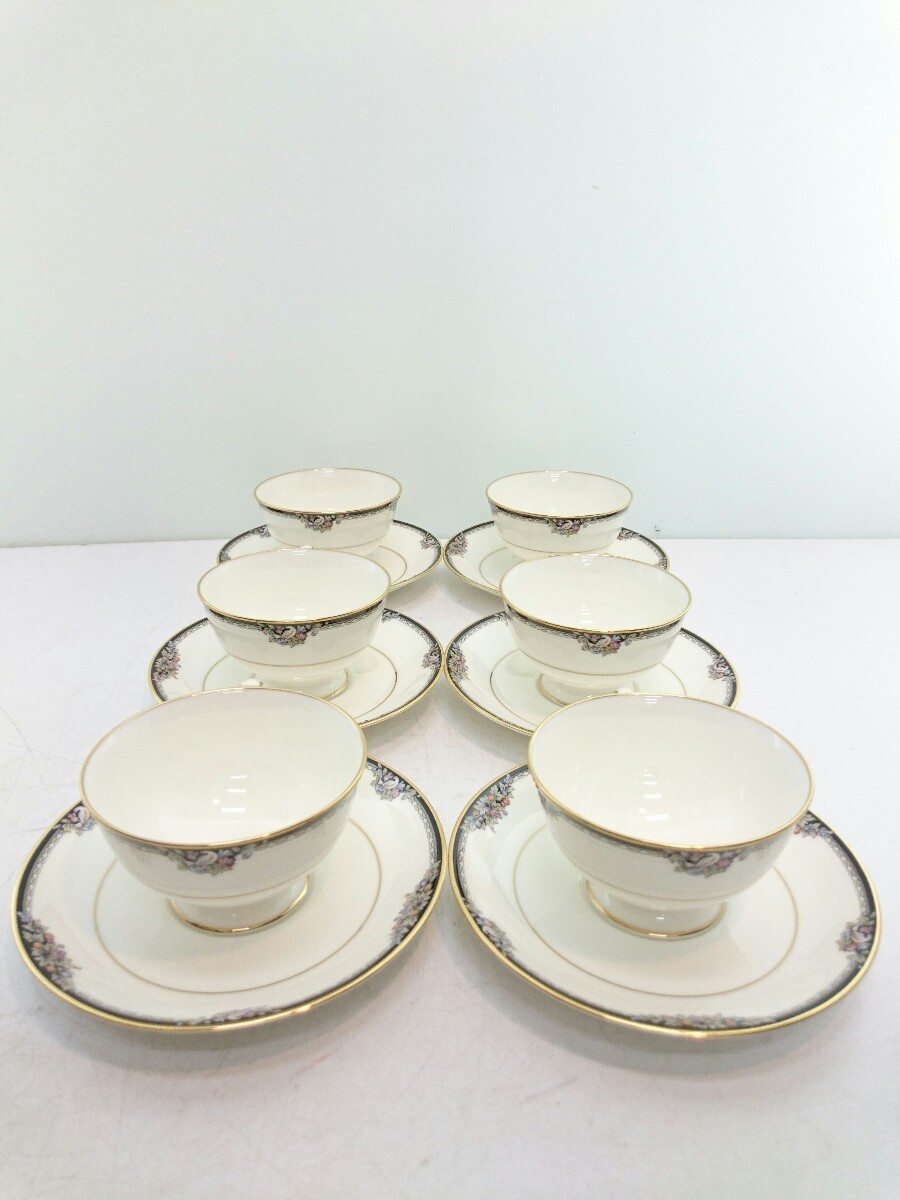 ノリタケ Noritake 6客セット je67■未使用品◆Noritake◆カップ＆ソーサー6客組◆N59817&frasl;4498◆金彩◆箱付き◆ノリタケ◆ティーカップ◆コーヒーカップ NORITAKE 6客セットの通販 Noritake◆カップ&ソーサー/6客セット/N59817/4498/フィルハーモニック/洋食器