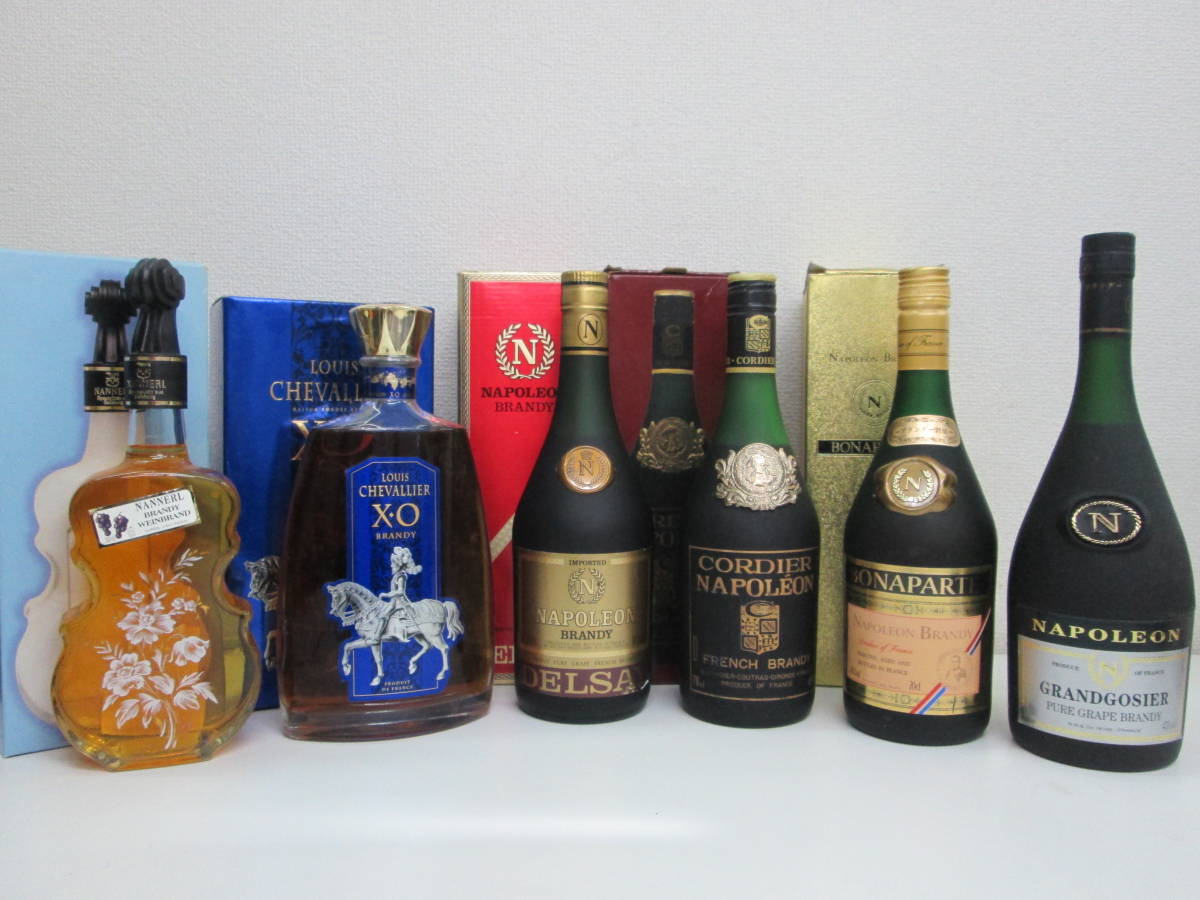 ブランデー 公式通販 古酒 未開栓1000円スタート国産ブランデー 8本 