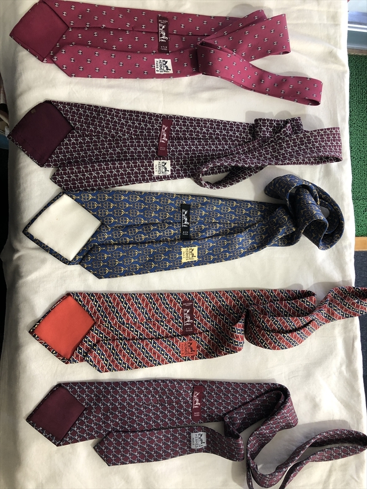 ネクタイ 中古品ネクタイ5本セット① まとめ売り ギフトボックス付き