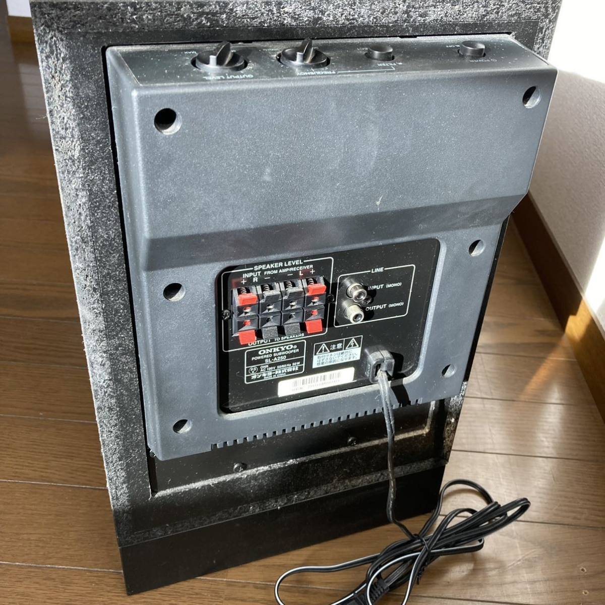 ONKYO SL-A250 サブウーファー 音響器材 オンキヨー 中古