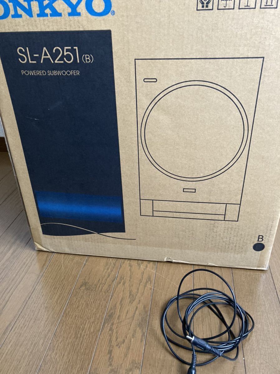 ONKYO SL-A250 サブウーファー 音響器材 オンキヨー 中古