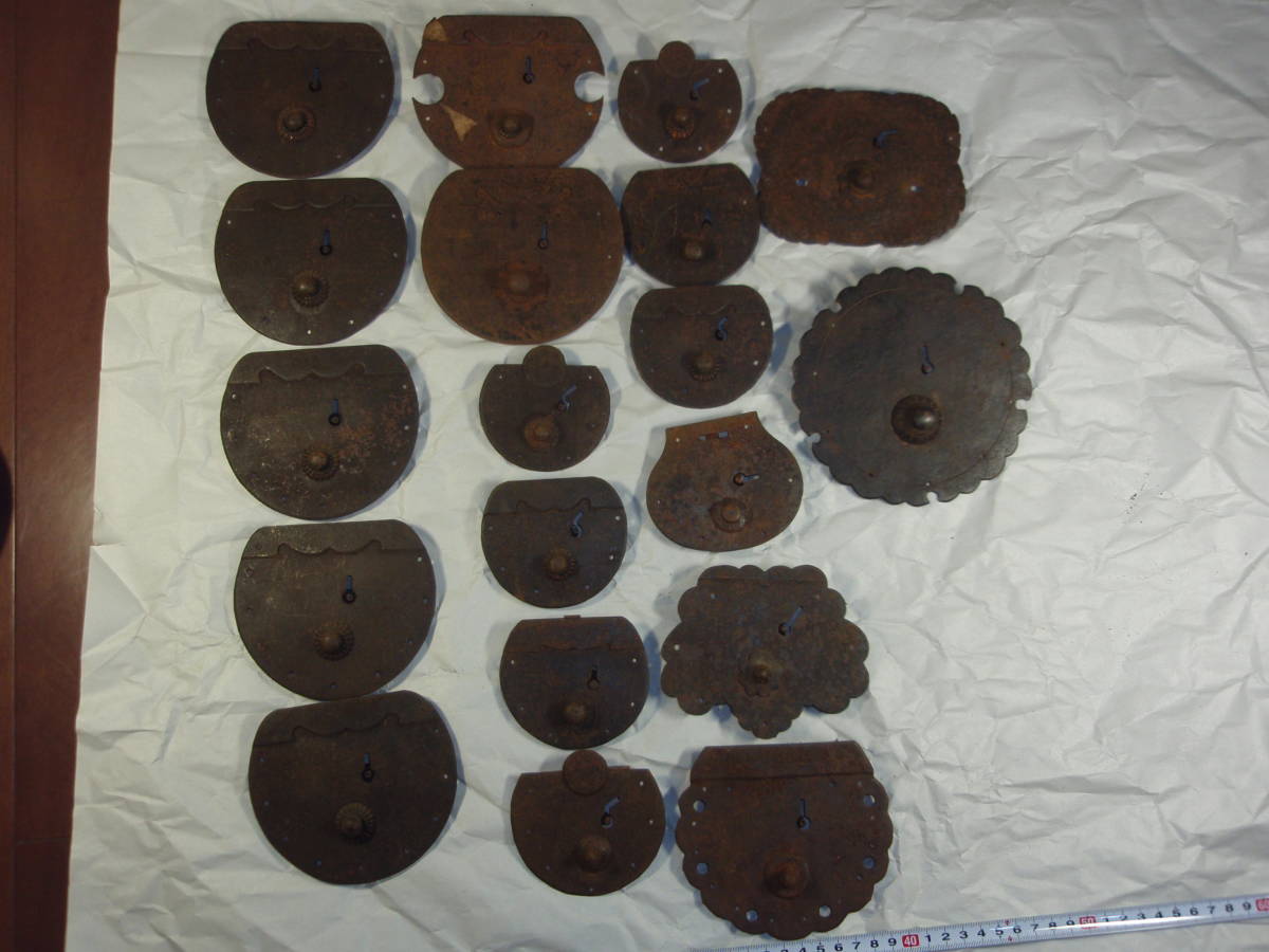和涼奏』 箪笥金具 19個 半丸型 時代箪笥 和箪笥 箪笥 鍵