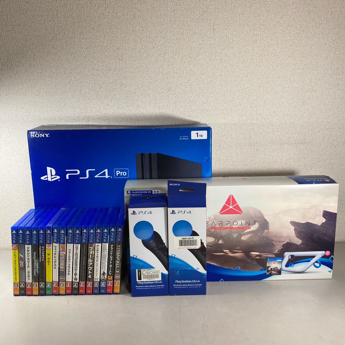 激安大特価，大得価 新古品 PS4 Pro 本体 その他コントローラ/ソフトセット(PS4本体)｜売買されたオークション情報、yahooの商品情報をアーカイブ公開 - オークファン PS4本体