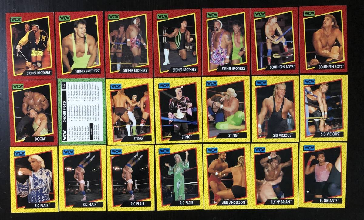 WCW Topps プロレスカード | Lex Wrestling Flair Ric Sting 枚セット 