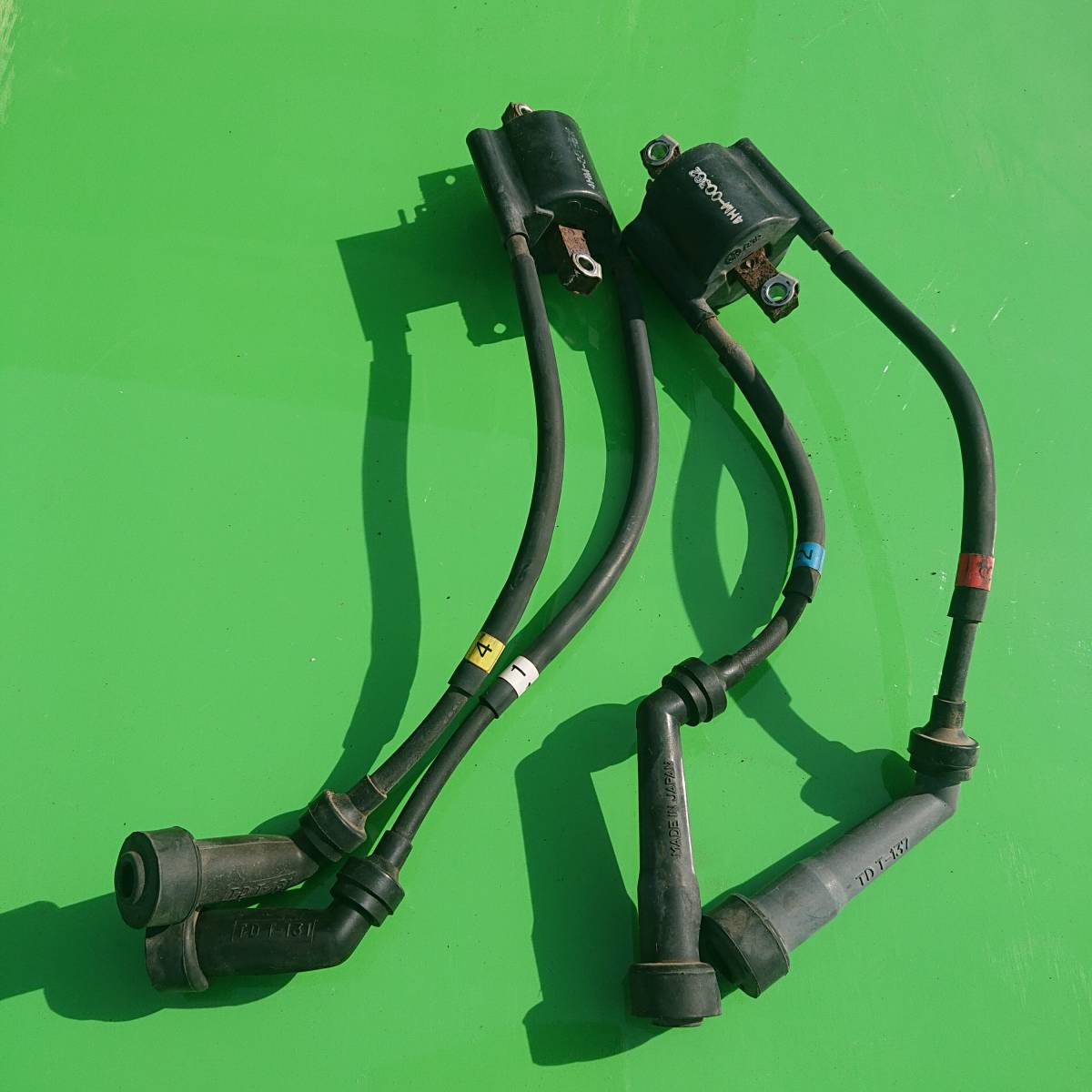 実働確認済みXJR400 4HM-0075**取り外しイグニッションコイル Yahoo 