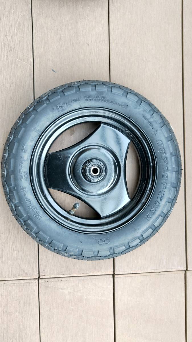 割引価格 モトコンポ ホイール 前後 タイヤ付き