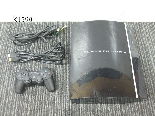K1590M SONY PS3 CECHL00 80GB プレイステーション3 動作確認済