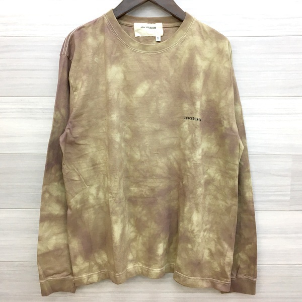 アナクロノーム PIGMENT TIE DYE LS T-SHIRT ムラ染め タイダイ 長袖 