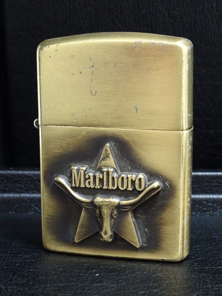  Marlboro マールボロ ジッポー ロングホーン 1992年製(たばこメーカー)｜売買されたオークション情報、yahooの商品情報をアーカイブ公開 - オークファン Zippo