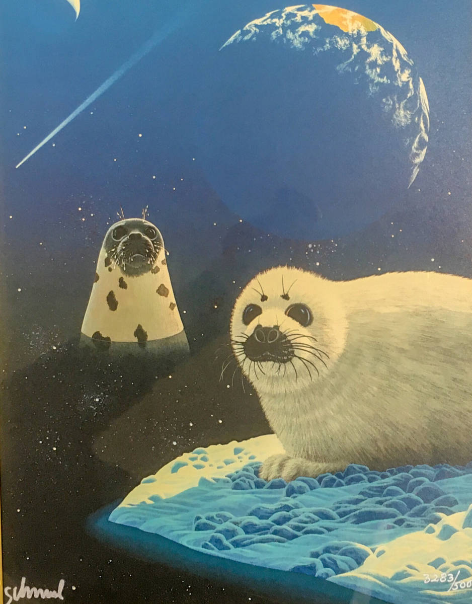 ◎シム・シメール SCHIM SCHIMMEL ◇シルクスクリーン「マイ・ホーム