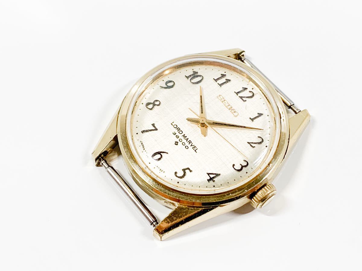 SEIKO セイコー ロードマーベル 36000！金色！手巻き！ジャンク 5740-8000