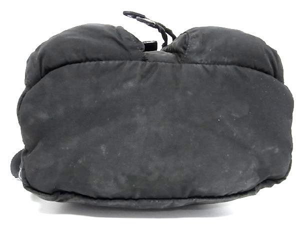 1円 PRADA プラダ B5885F テスートナイロン 巾着型 リュックサック