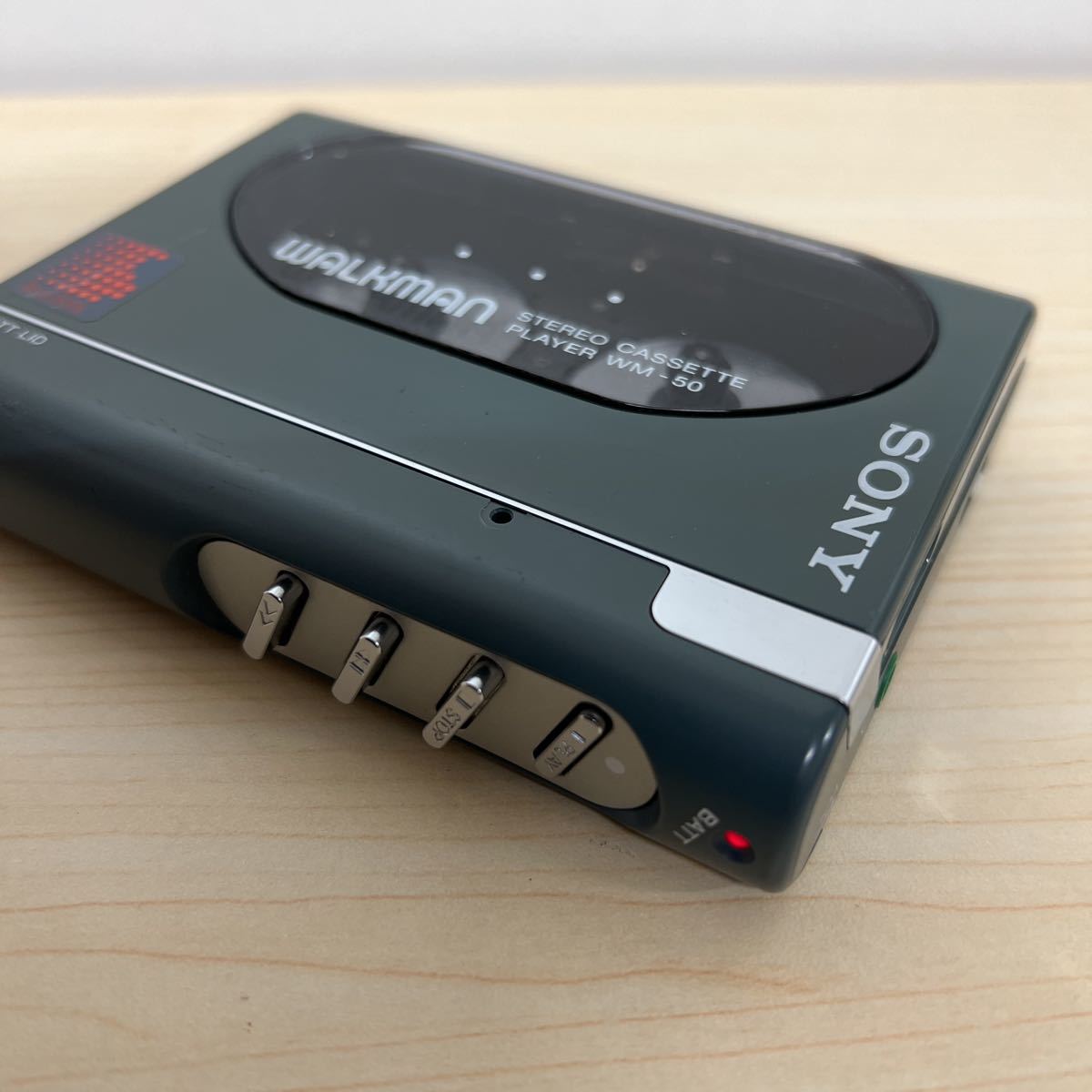 SONY ウォークマン ソニー カセットレコーダー WALKMAN WM-50 通電確認
