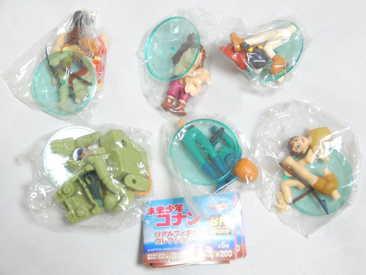 SRシリーズ 未来少年コナン リアルフィギュアコレクション 全6種セット 