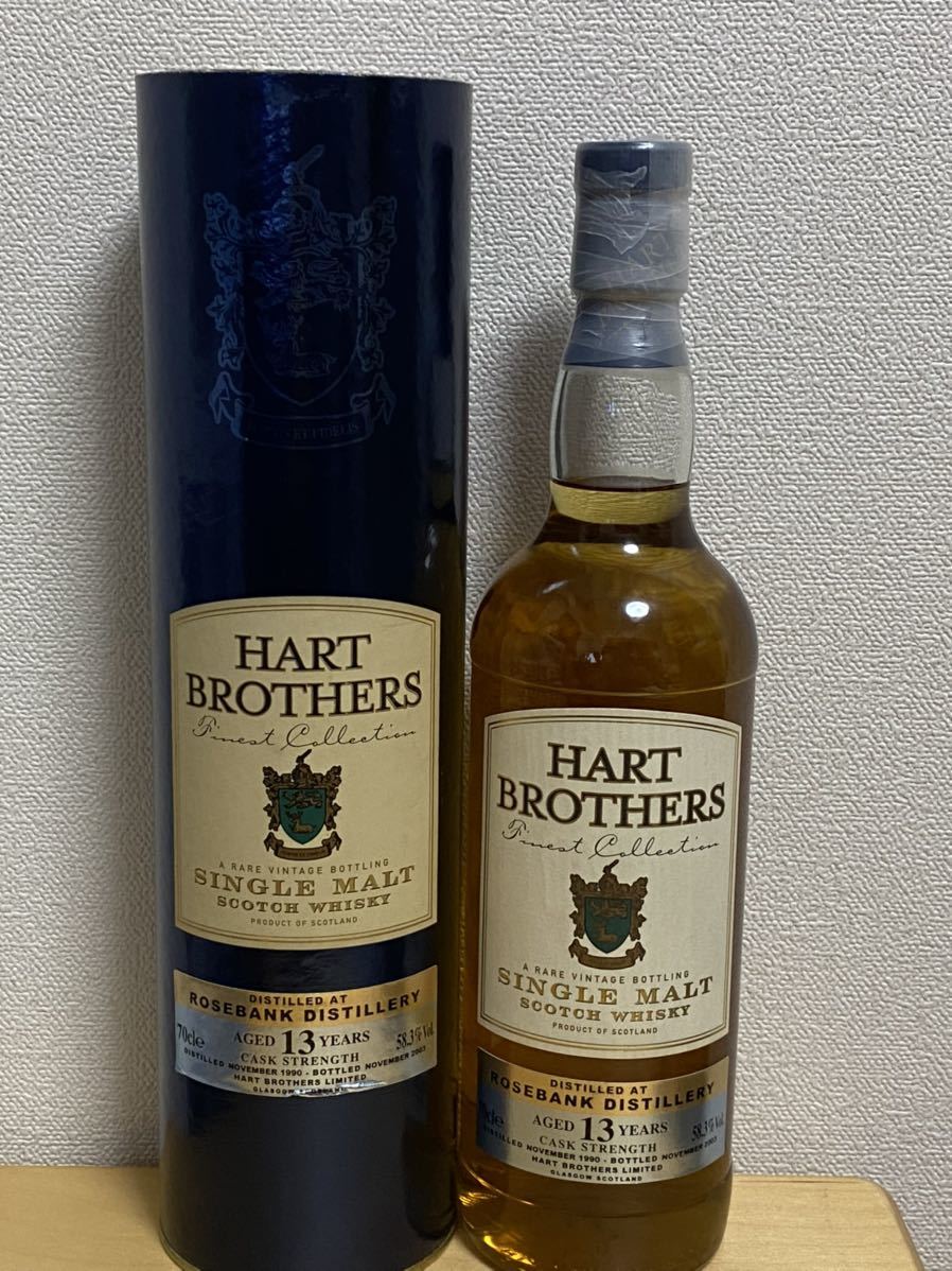 ローズバンク 13年 ハートブラザーズ Rosebank 0 Whisky Hart Brothers 1 Old Auction Whiskybase Ratings