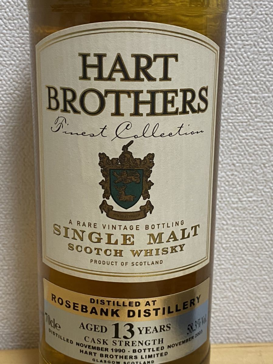Rosebank 0 Whisky Hart Brothers 1 Old Auction Whiskybase Ratings