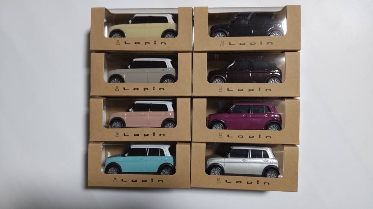 配送可】スズキ 1/42 ラパン ミニカー 箱入り12台セット