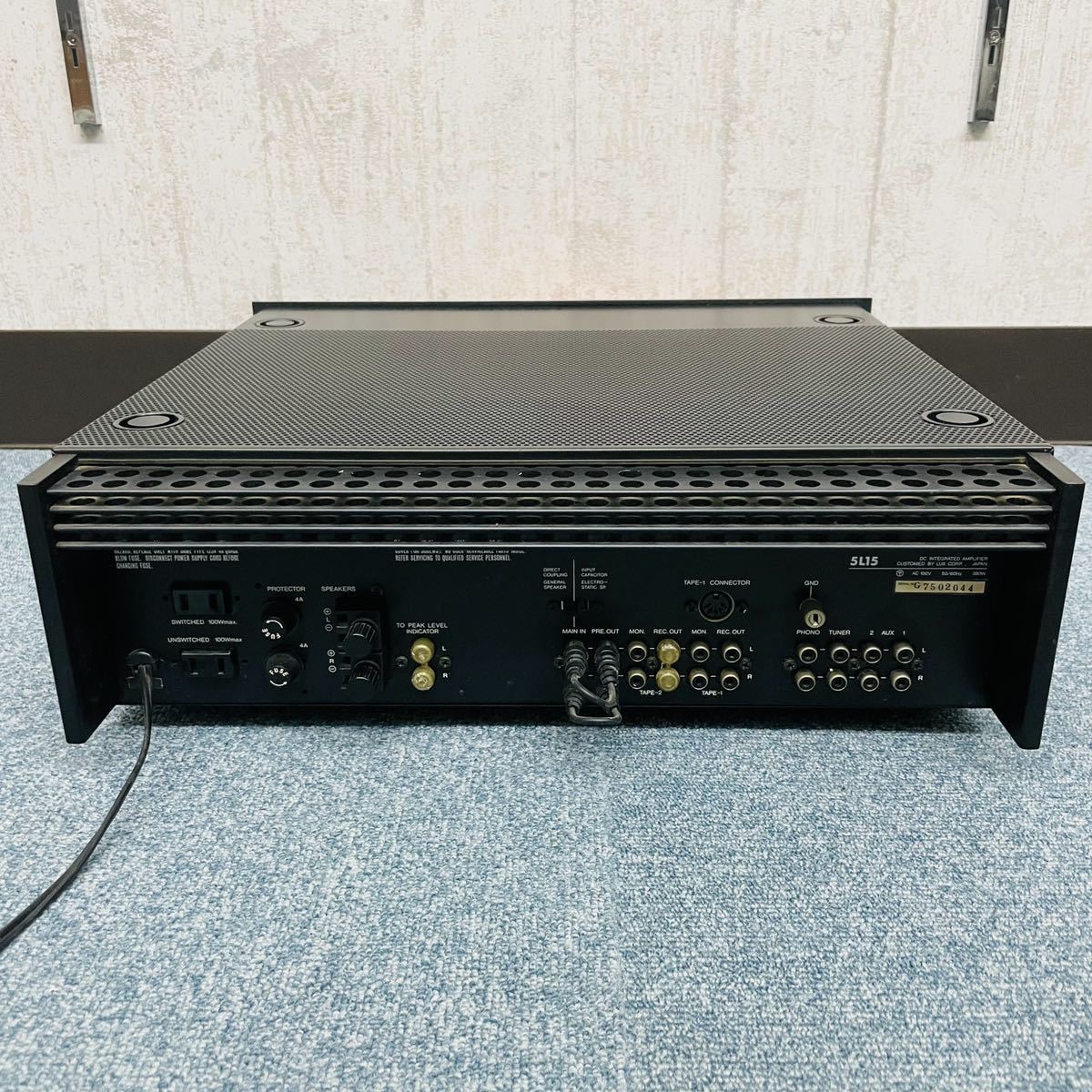 美品 LUXMAN 5L15 ラックスマン プリメインアンプ 通電確認のみ i7119 