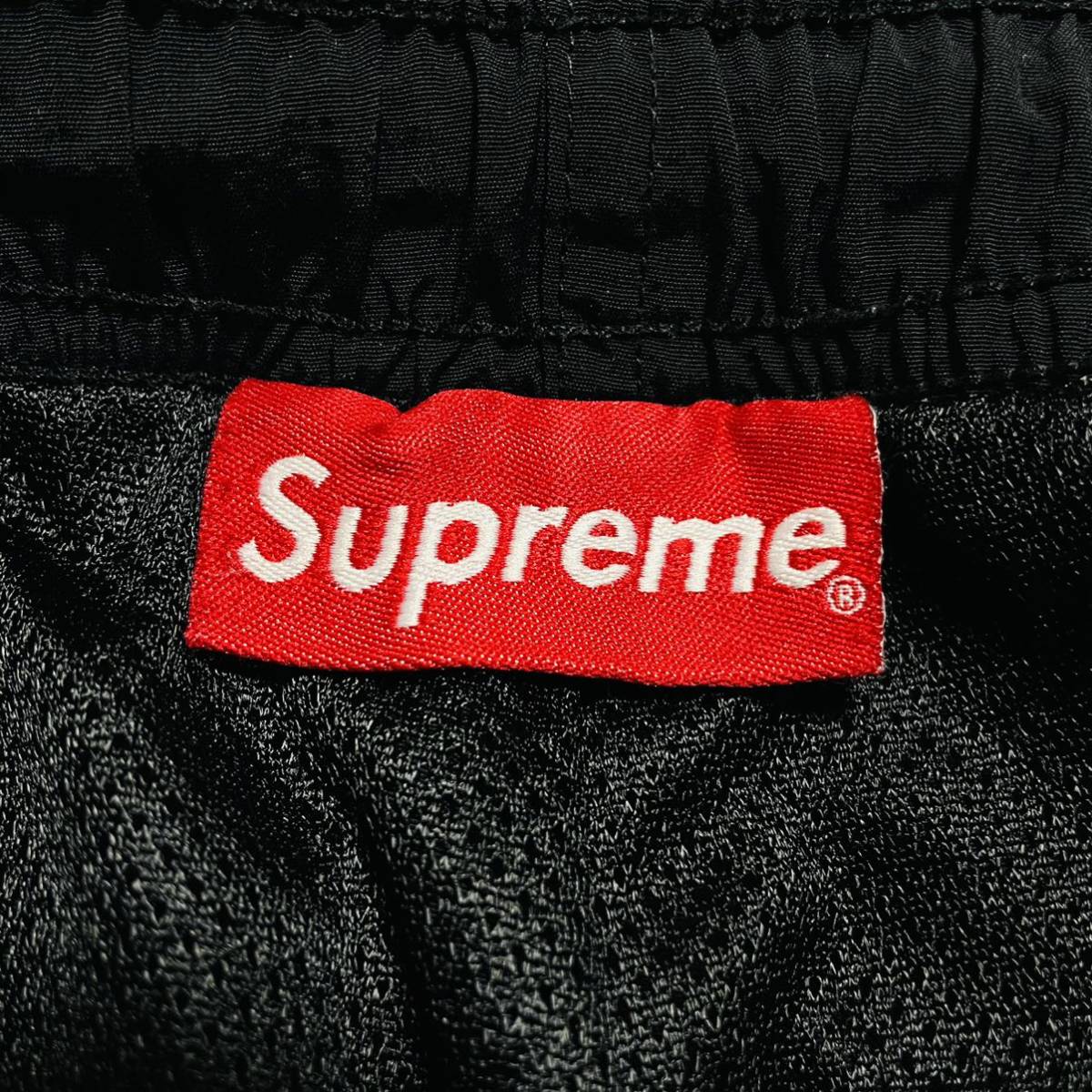 Supreme Warm Up Pant Black White S 14aw 黒 白 ナイロンパンツ