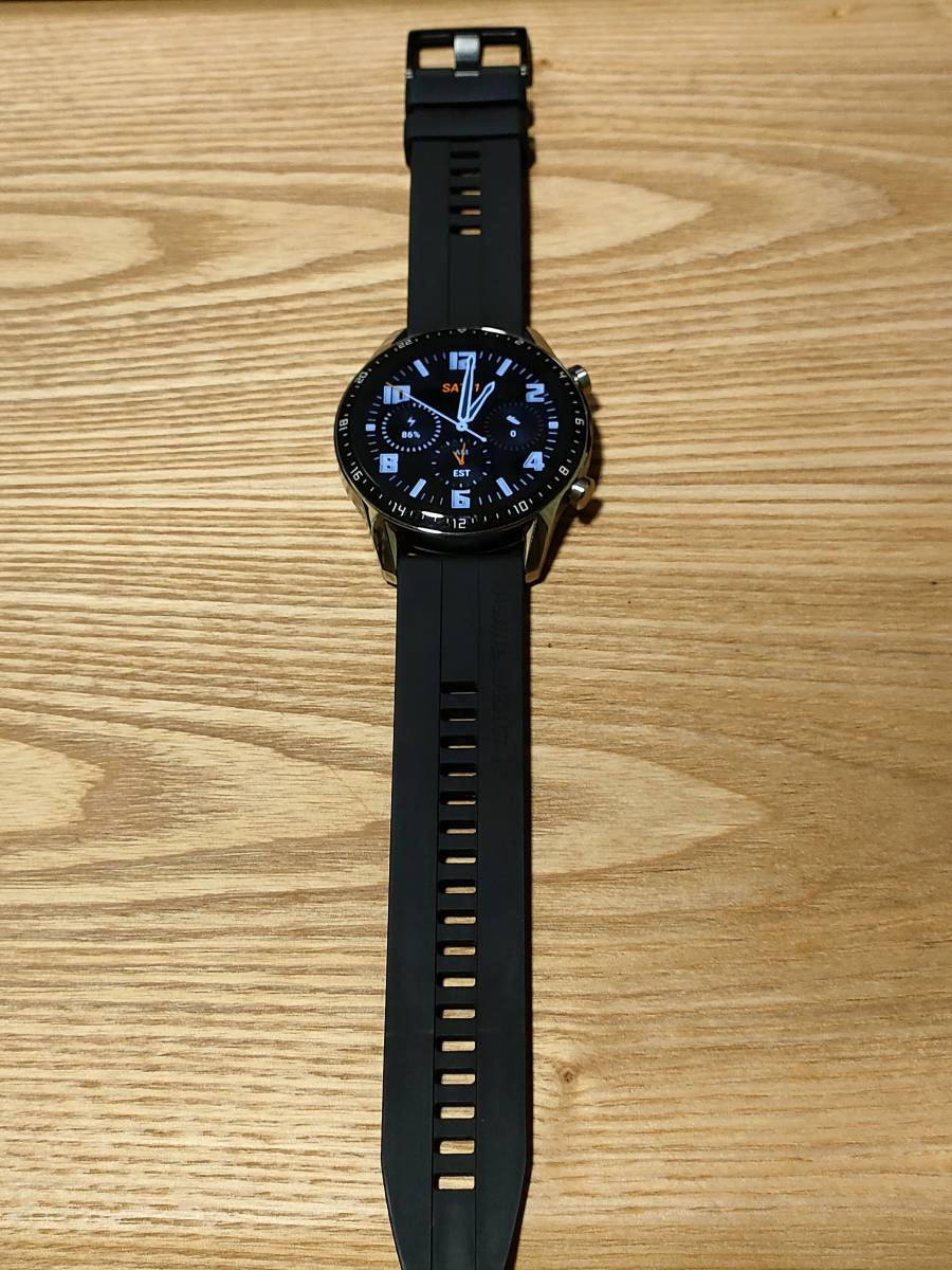 美品】【1円~】HUAWEI Watch GT2 46mm Classic スマート 美品】【1円~】HUAWEI Watch GT2 46mm Classic スマート