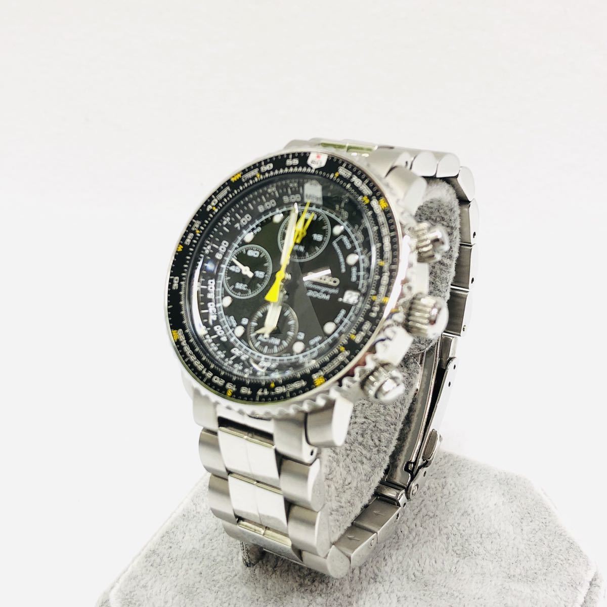 1円スタート SEIKO セイコー クロノグラフ 7T62-0EB0 200M 腕時計 