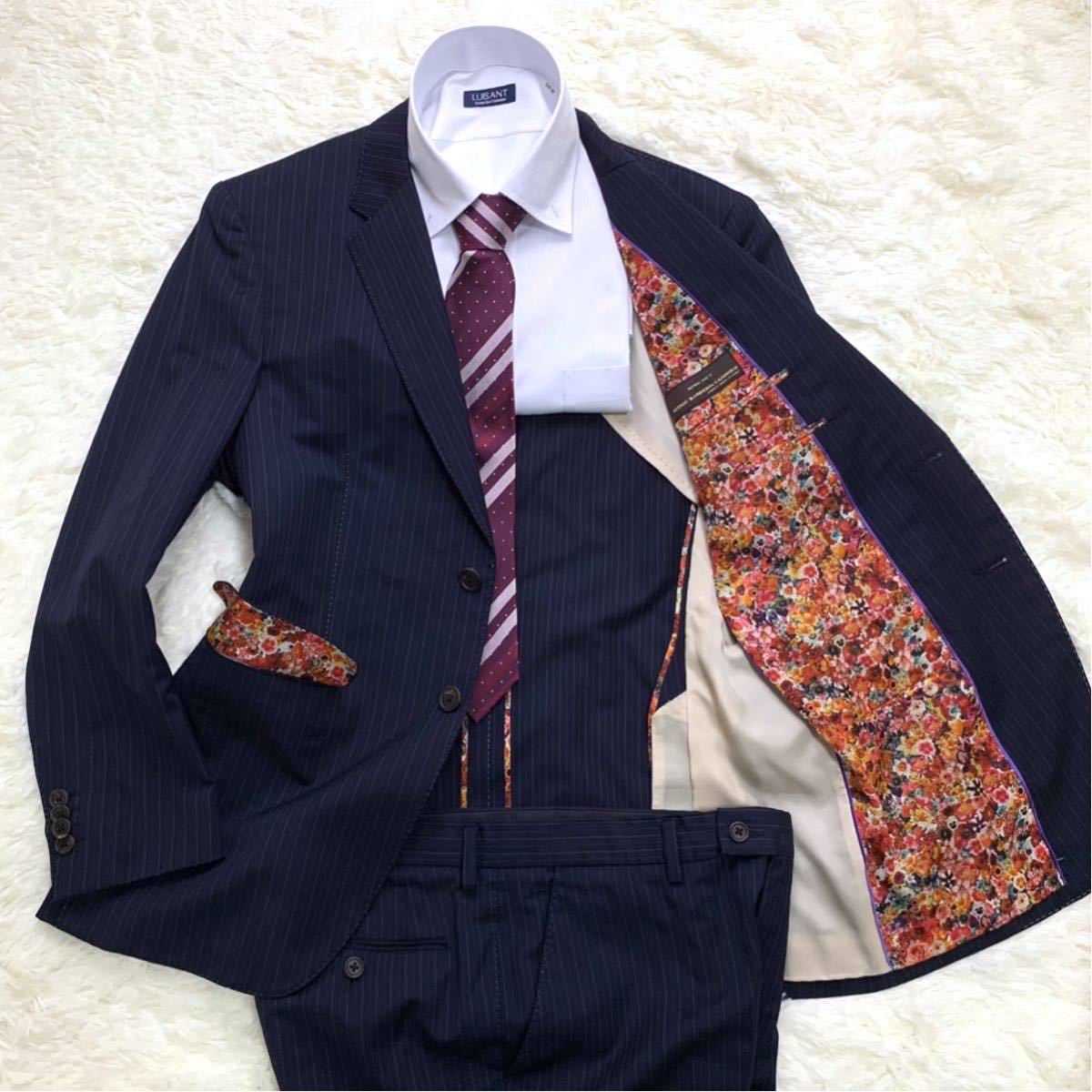 ポールスミスロンドン× 伊 CANONICO社特注 super110's ウール100% 漂う