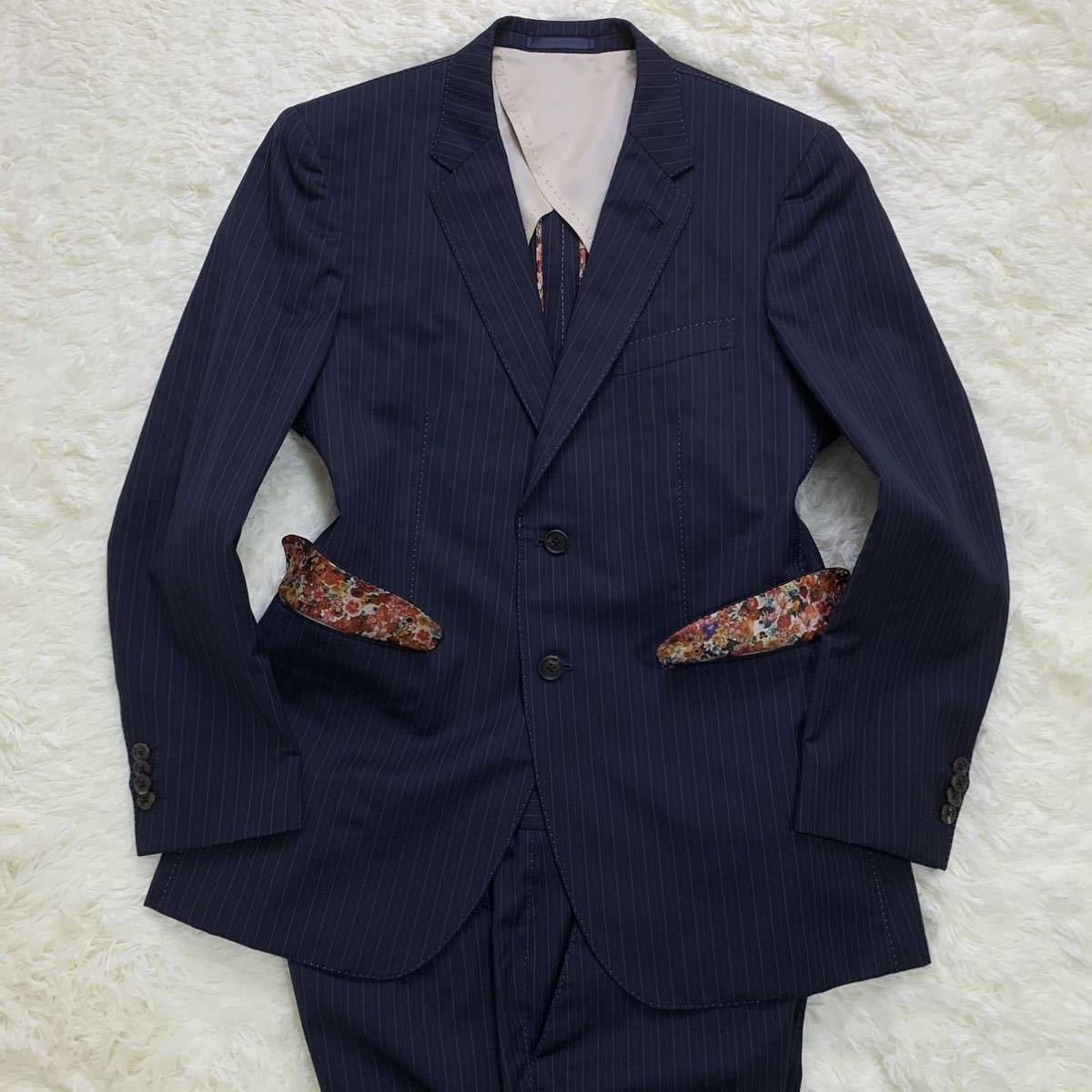 ポールスミスロンドン× 伊 CANONICO社特注 super110's ウール100% 漂う