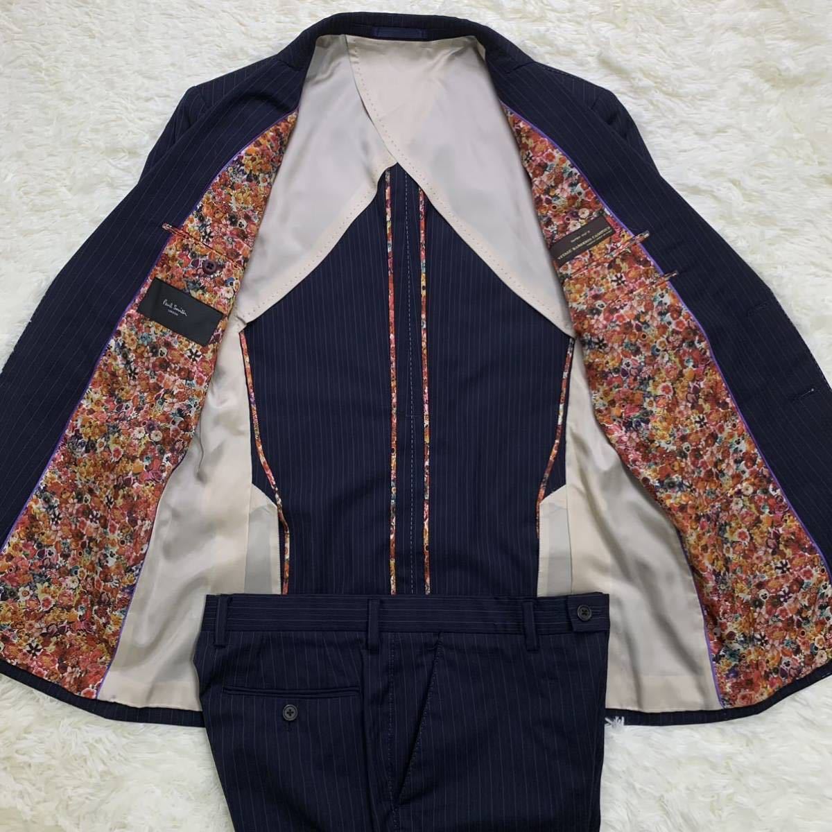 ポールスミスロンドン× 伊 CANONICO社特注 super110's ウール100% 漂う